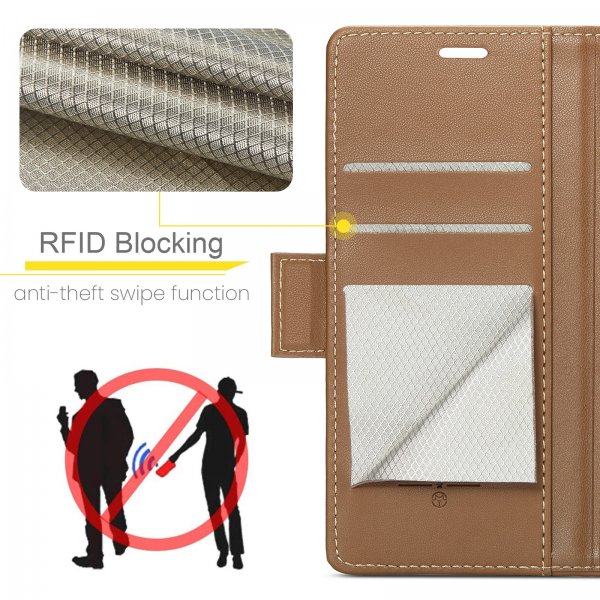 CaseMe iPhone 17 Pro Etui 023 Series Brun