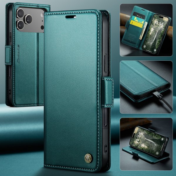 CaseMe iPhone 17 Pro Etui 023 Series Grønn