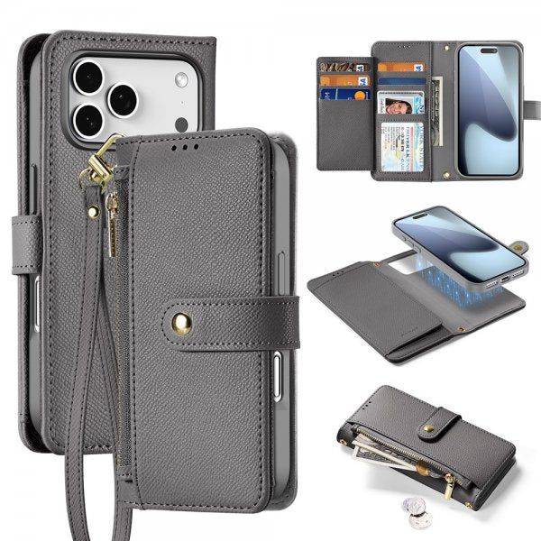 Dux Ducis iPhone 17 Pro Etui 2-in-1 Lawa Series MagSafe Grå