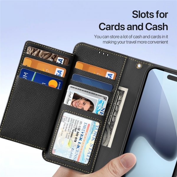 Dux Ducis iPhone 17 Pro Etui 2-in-1 Lawa Series MagSafe Svart