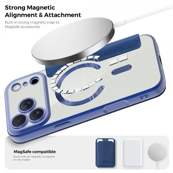 iPhone 17 Pro Etui MagSafe Blå
