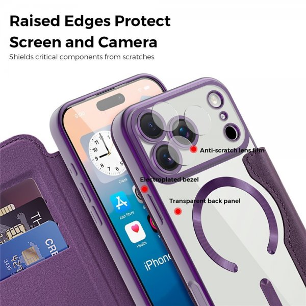 iPhone 17 Pro Etui MagSafe Lilla