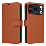 Betopnice iPhone 17 Pro Etui Avtagbart Deksel 005 Brun