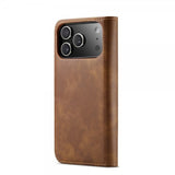 Dg.Ming iPhone 17 Pro Etui Avtagbart Deksel Brun
