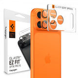 Spigen iPhone 17 Pro Kamerabeskytter Glas.tR EZ Fit Optik Pro XL Oransje