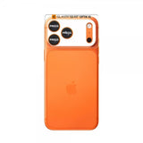 Spigen iPhone 17 Pro Kamerabeskytter Glas.tR EZ Fit Optik Pro XL Oransje