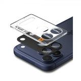 Spigen iPhone 17 Pro Kamerabeskytter Glas.tR EZ Fit Optik Pro XL Svart