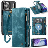 CaseMe iPhone 17 Pro Max Etui 008 Series Avtakbart Deksel Blå