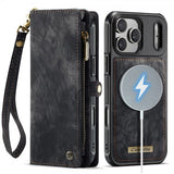 CaseMe iPhone 17 Pro Max Etui 008 Series Avtakbart Deksel Svart