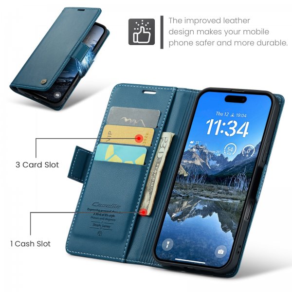 CaseMe iPhone 17 Pro Max Etui 023 Series Blå