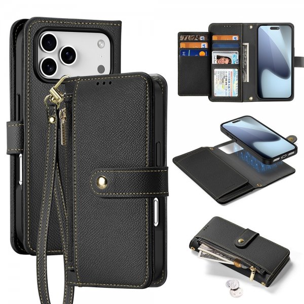 Dux Ducis iPhone 17 Pro Max Etui 2-in-1 Lawa Series MagSafe Svart