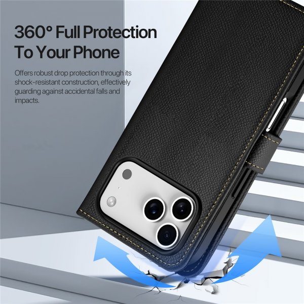 Dux Ducis iPhone 17 Pro Max Etui 2-in-1 Lawa Series MagSafe Svart