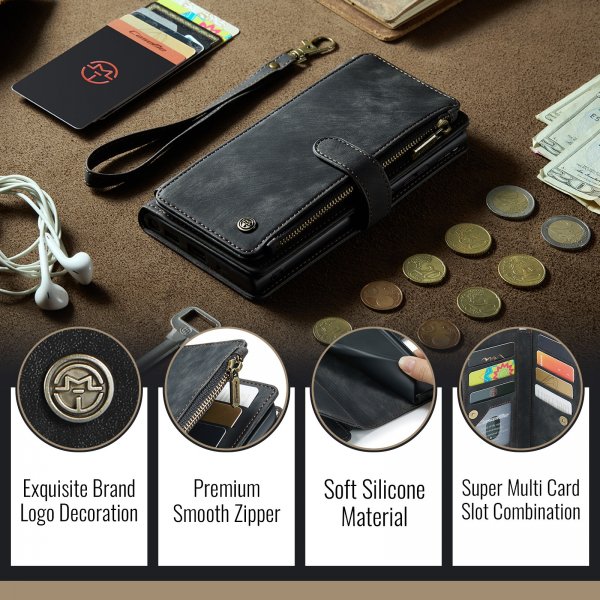 CaseMe iPhone 17 Pro Max Etui C30 Series Svart