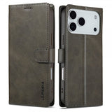 Lc.Imeeke iPhone 17 Pro Max Etui med Kortlomme stativfunksjon Grå
