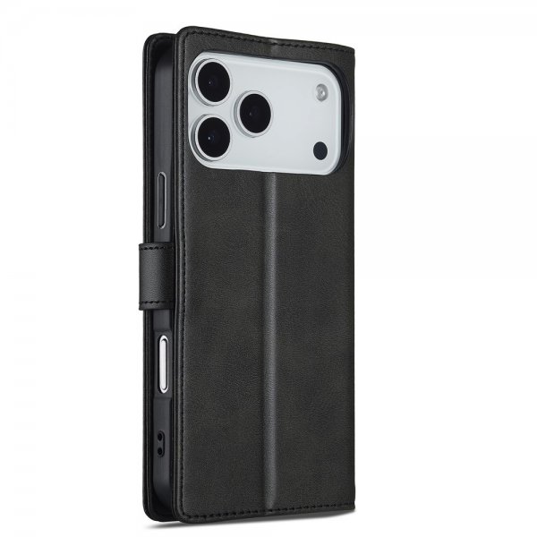 Lc.Imeeke iPhone 17 Pro Max Etui med Kortlomme stativfunksjon Svart