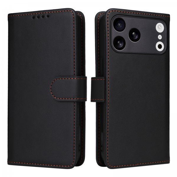 Betopnice iPhone 17 Pro Max Etui Avtagbart Deksel 005 Svart