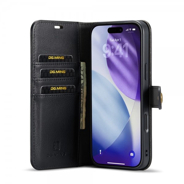 Dg.Ming iPhone 17 Pro Max Etui Avtagbart Deksel Svart