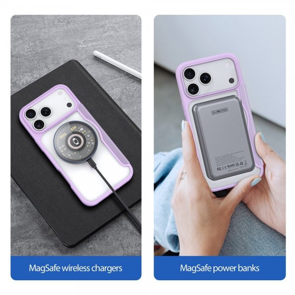 Dux Ducis iPhone 17 Pro Max Etui Skin X Pro Series MagSafe Lilla