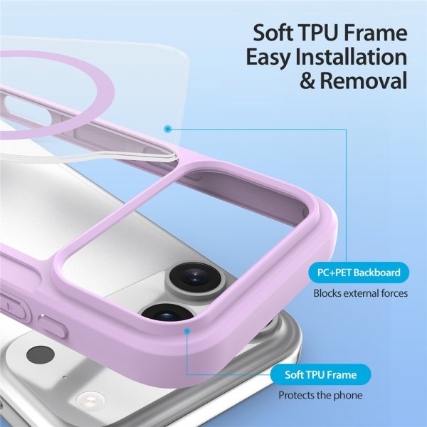 Dux Ducis iPhone 17 Pro Max Etui Skin X Pro Series MagSafe Lilla