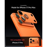 Spigen iPhone 17 Pro Max Kamerabeskytter Glas.tR EZ Fit Optik Pro XL Oransje