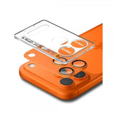 Spigen iPhone 17 Pro Max Kamerabeskytter Glas.tR EZ Fit Optik Pro XL Oransje