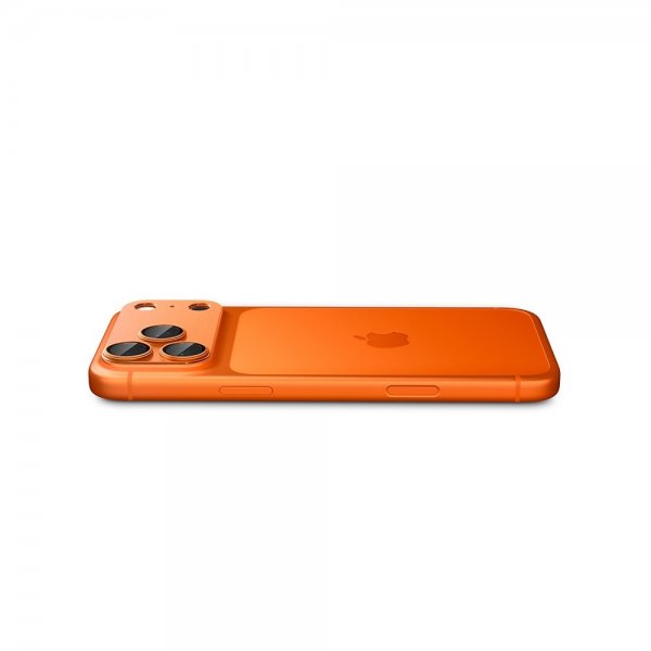 Spigen iPhone 17 Pro Max Kamerabeskytter Glas.tR EZ Fit Optik Pro XL Oransje
