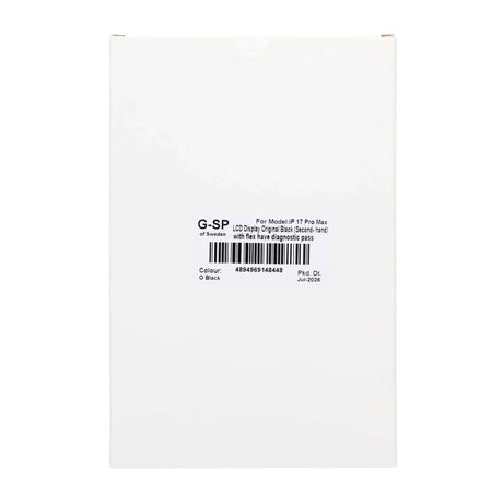 iPhone 17 Pro Max original brukt OLED-skjerm – diagnostikk godkjent