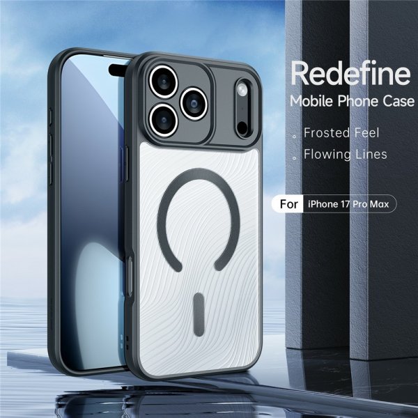 Dux Ducis iPhone 17 Pro Max Deksel Aimo Series MagSafe Svart