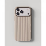 Nudient iPhone 17 Pro Max Deksel Bold Case MagSafe Linen Beige