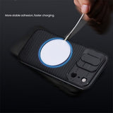 Nillkin iPhone 17 Pro Max Deksel CamShield Pro MagSafe Svart