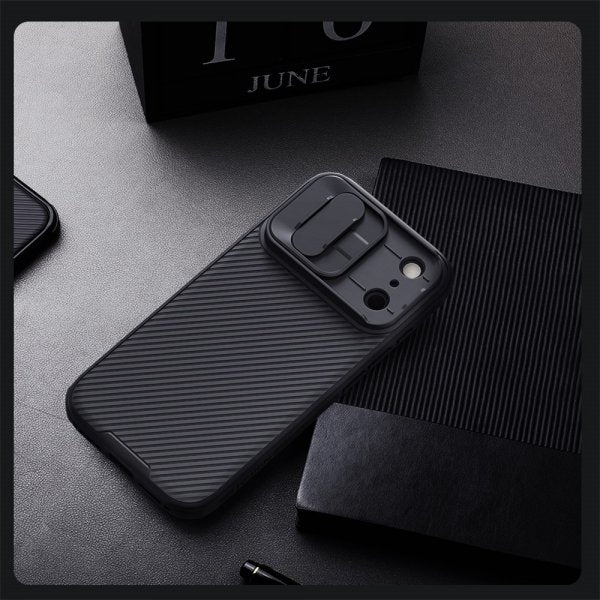 Nillkin iPhone 17 Pro Max Deksel CamShield Pro MagSafe Svart
