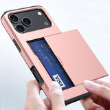 iPhone 17 Pro Max Deksel Card Slide Rosegull