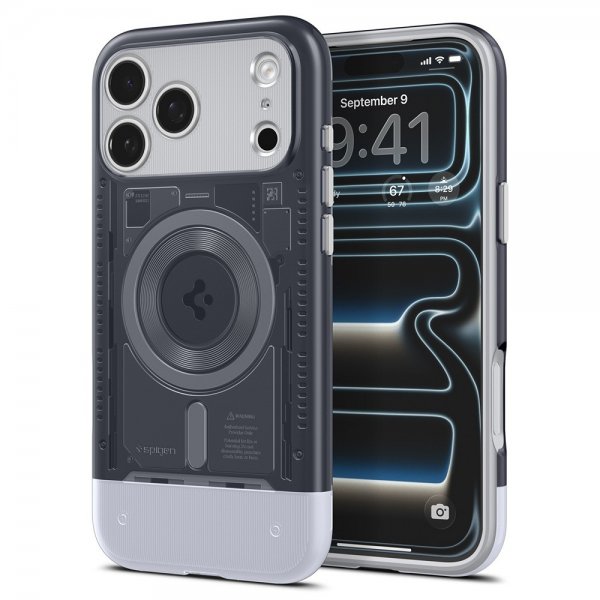 Spigen iPhone 17 Pro Max Deksel Classic C1 MagFit Graphite