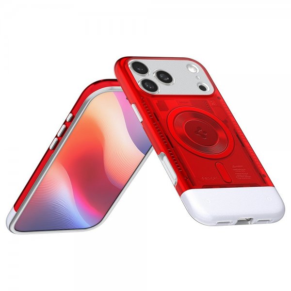 Spigen iPhone 17 Pro Max Deksel Classic C1 MagFit Ruby