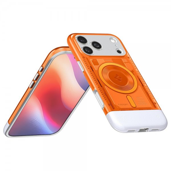 Spigen iPhone 17 Pro Max Deksel Classic C1 MagFit Tangerine