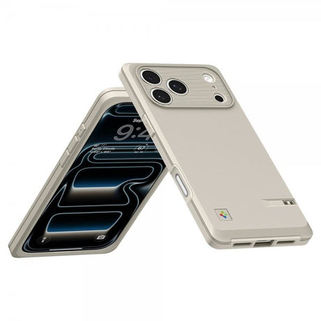 Spigen iPhone 17 Pro Max Deksel Classic LS MagFit Stone