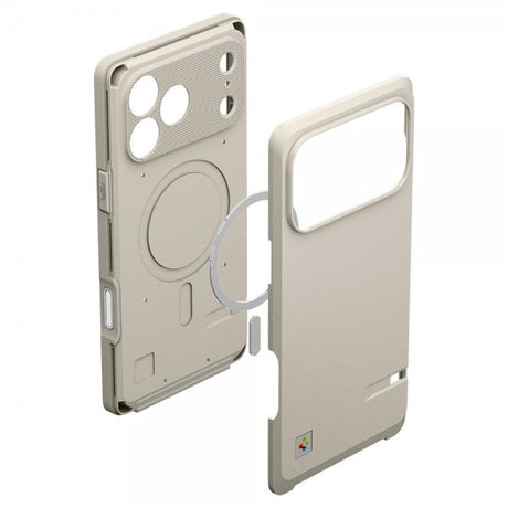 Spigen iPhone 17 Pro Max Deksel Classic LS MagFit Stone