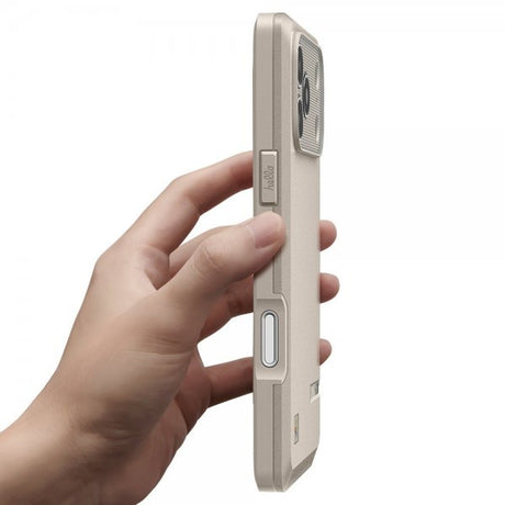 Spigen iPhone 17 Pro Max Deksel Classic LS MagFit Stone