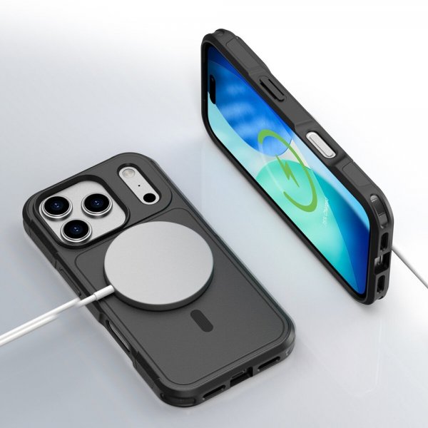 4smarts iPhone 17 Pro Max Deksel Defend Etui Ultimag Svart