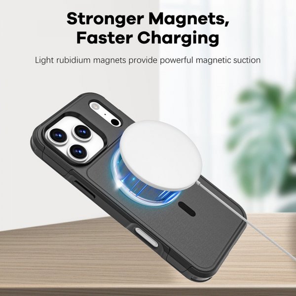 4smarts iPhone 17 Pro Max Deksel Defend Etui Ultimag Svart