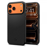 Spigen iPhone 17 Pro Max Deksel Enzo Aramid T MagFit Svart