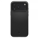 Spigen iPhone 17 Pro Max Deksel Enzo Aramid T MagFit Svart