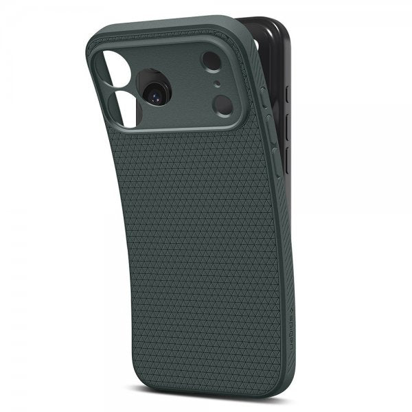 Spigen iPhone 17 Pro Max Deksel Liquid Air Abyss Green