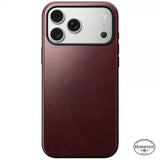 Nomad iPhone 17 Pro Max Deksel Modern Leather Case Horween Burgundy