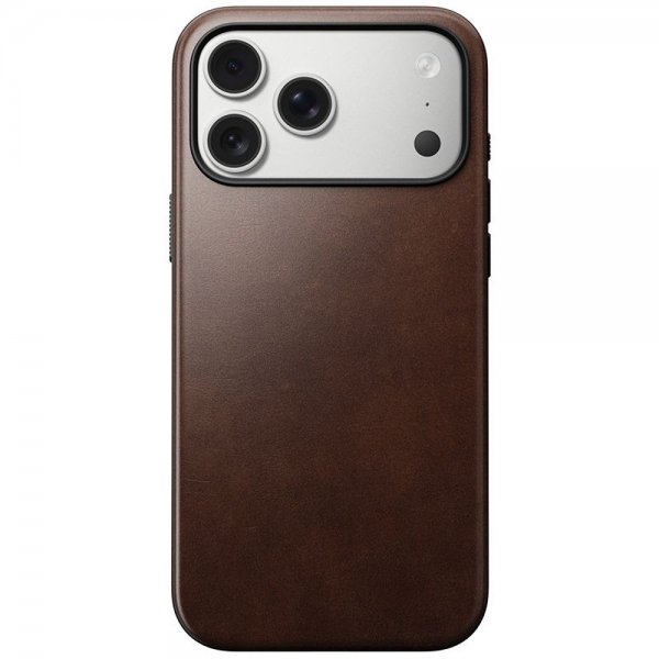 Nomad iPhone 17 Pro Max Deksel Modern Leather Case Horween Rustic Brown