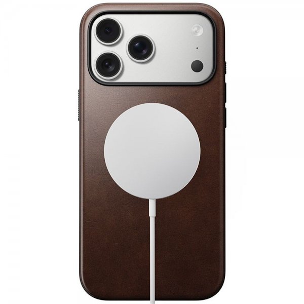 Nomad iPhone 17 Pro Max Deksel Modern Leather Case Horween Rustic Brown