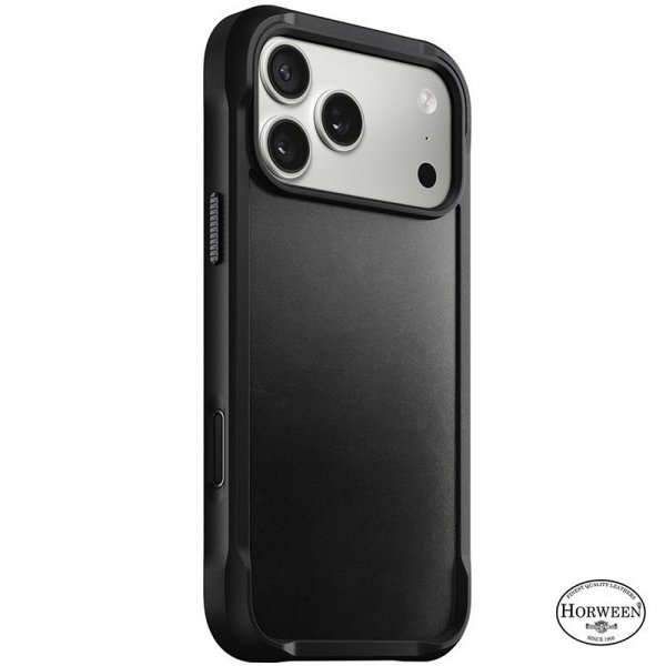 Nomad iPhone 17 Pro Max Deksel Modern Leather Case Horween Svart