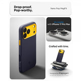 Spigen iPhone 17 Pro Max Deksel Nano Pop MagFit Blueberry Navy