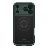 Spigen iPhone 17 Pro Max Deksel Optik Armor MagFit Abyss Green