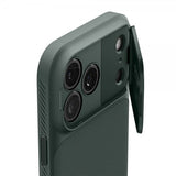 Spigen iPhone 17 Pro Max Deksel Optik Armor MagFit Abyss Green